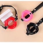 Sm Props Silicone Soft Mouth Shape Mouth Plug Forced Opening Mouth Gag Adult Sex Toy