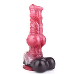 Realistic Wolf Dildo Knotted Dog Dildo 10.43 Inch Strong Suction Cup Adult Sex Toy For Women Men Couple Big Knot Flexible Mix Color - M