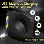 Penis Ring Vibrator Sex Toys for Men, Silicone Cock Ring Adult Toys, 10 Vibrations with Heating Penis Ring Male Sex Toys, Cock Ring Vibrator Couples Sex Toys