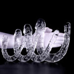 Realistic Double-Ended Dildo Adult Toy Lesbian, Double Sided Dildos For Women, Waterproof Flexible Double Dong With Curved Shaft For Vaginal G-Spot And Anal Play