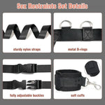 Bdsm Sex Bed Bondage Restraints Kit Set Toys Sex Straps Cuffs Thigh Restraints Bondage Gear & Accessories Restraints For Ankles And Wrists Bar Sexy Handcuffs Hand Cuff Set For Adults Bedroom Sweater