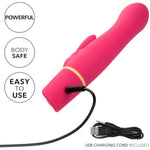 Love Bunny Vibrating “G” Bunny Waterproof Silicone Rechargeable G-Spot Rabbit Vibrator Pink - Se-0619-50-3