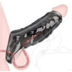 Penis Sleeve, Cock Sleeve Realistic Adult Male Sex Toys For Men Penis Extender,Ultra-Soft Silicone Penis Enlarger For Couples Sex Toys For Men