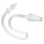 34Inch Extra Long Anal Plug Sex Toy - Soft Flexible Double Heads Butt Plug - Long Double Ended Dildo For Prostate Massage And G-Spot Stimulation For Both Men And Women (Clear)