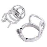 Male Cock Cage Stainless Steel Chastity Device, Comfortable Male Cock Cage Adult Game Sex Toy A350 (1.97 Inch / 50Mm)
