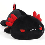 Plush Axolotl Toy Plush Pillow Axolotl Stuffed Animal Toy Cute Plushies Kids Plush Toy Pillow(Black,30Cm/11.8In)