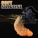 Fantasy Monster Anal Dildo Suction Cup Insertion Dildo, Stimulates G-Spot And Even Prostate Huge Thick Fantasy Silicone Adult Toys For Adult Men And Women