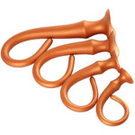 Super Long Anal Plug Dildo, Flexible Liquid Silicone Butt Plug Vaginal Prostate Massage Stimulation For Men And Women (Large)