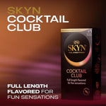 Cocktail Club Premium Flavored Condoms, 10 Count