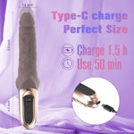 Sex Toys 9.8 Inch Thrusting Dildo - Led Display Vibrator With 9 Thrusting & 9 Vibrating Modes, Adult Sex Toys Stimulating G Spot Anal, Realistic Silicone Dildos Sex Toy For Women And Couples