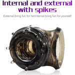 Penis Sleeve Penis Pump Adult Sex Toys For Men, Penis Extension Male Sex Toy With Ball Stretcher, Penis Extender Cock Sleeve Girth Enhancer Add 1.5", Super Stretchy Silicone Penis Ring Sex Toy