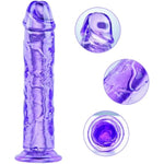 Purple Realistic Suction Cup Dildo Set, (6''/7''/10'') Anal Plug Trainer, (Small/Big/Large) Dildo, G-Spot Stimulation, Compatible With Strap-On Dildo Harness, For Men/Women From Beginners To Advanced