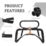Sex Chair Adjustable Height Sex Bench Bouncing Mount Sex Stool Weightless Position Bouncer Chair With Handrail And Dildo Stainless Portable Elastic Chairs Bdsm Sex Novelty Toy For Adult Game (Black)