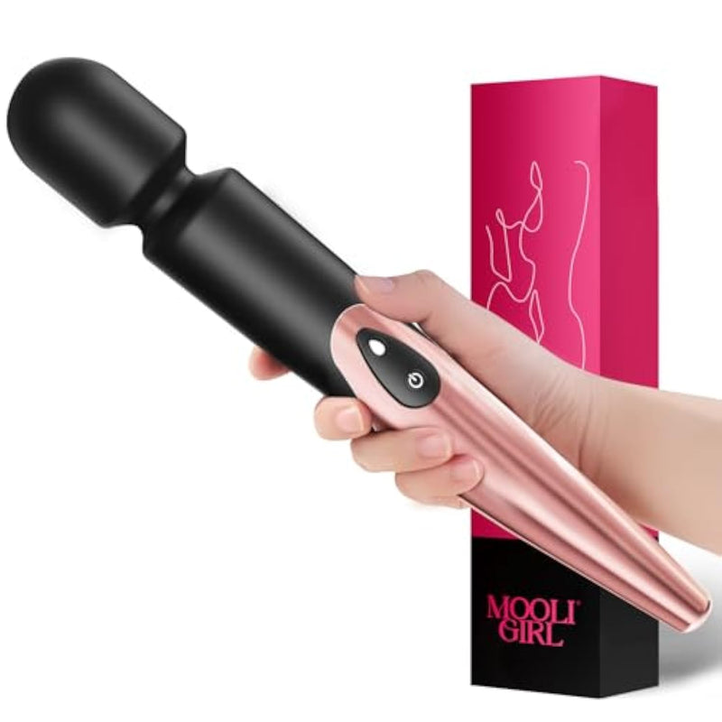 Vibrator Wand Womens Sex Toys - 12" Cordless Full-Body Personal Massager, 10 Powerful Vibration Modes Adult Sex Toy For Clitoral Anal Nipple, Quiet Handheld Vibrators For Female Couples