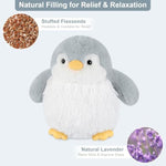Heatable & Coolable Penguin Plush, Microwavable Heating Pad Stuffed Animal For Soothing & Relaxation, Cute Stuffed Penguins Toy, Penguin Gifts For Girls & Boys