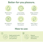 Liquid Water-Based Lube, Premium Personal Lubricant With Hydrating Hyaluronic Acid, Safe For Adult Toys & Condoms, Ph-Balanced, Intimate Wellness Gel For Men & Women, 1.69 Oz