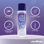Fusion Anal Lube – A Fusion Of Water Based Lube And Silicone Lube – First Hybrid Lube, Slippery Silicone Based Lubricant And Silky Smooth Water Based Lubricant