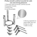 Urethral Dilator Penis Plug,Stainless Steel Urethral Sounding For Men,Adjustable Stretcher Sm Sexual Tool Urethra Plug Rods Masturbator Male Urethral Stretcher Sex Toys