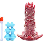 5.5 Inches ?Kohana? Ovipositor Realistic Silicone Dildo With Strong Suction Cup, Sex Toy Anal Butt Plug With Egg Models And Booster, S