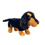 Dogs Stuffed Animals,16”Dachshund Stuffed Animals Toys Plush Dog Stuffed For Kids,Girls,Boys,Pet,Soft Cuddly Plush Toy Realistic Dog Toys As Birthday Gift (Black)