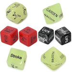 Sex Dice Position Game Sex Things For Couples Kinky, Adult Naughty Date Night Dice Couples Sex Toys For Her Gift Ideas Glow In The Dark Valentines Party Bedroom Rolling Dices With Action Body Parts