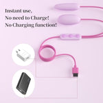 Mini Remote Control Vibrator for Women - 2-Headed Egg Vibrator with Super Strong Vibration Modes