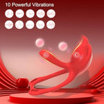 Wearable Panty Vibrator Sex Toys - App Remote Control Clitoral G-Spot Adult Sex Toy Massager With 9 Vibration Modes, Vibrating Penis Ring Vaginal Stimulator Female Sex Toy For Couple Women Men Orgasm