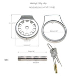 Chastity Cage, Lightweight Chastity Cage Body-Stainless Steel Penis Cage For Men Invisible Lock Adult Abstinence Penis Bondage Adult Sex Toy (40Mm/1.57In)