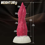 Silicone Animal Dildo, 7.87 Inch Thrust Red Silicone Anal Docking Plug Sensory Toy For Male And Female