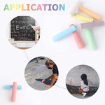52 Pcs Washable Sidewalk Chalk Set, 7 Colors Jumbo Outdoor Chalk for Kids