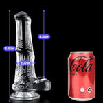 Realistic Horse Dildo Animal Penis G-Spot Stimulation Tpe Butt Plug Anal Sex Toys Prostate Massager For Men Women Couple (L)