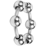 Male Penis Cock Ring Smooth Ring Delay Ring Stainless Steel Penis Ring Penis Training Chastity Device For Male Sexual Stimulation 25Mm