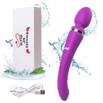 Wand Sex Toy - 10 Kind Strong Vibration - 100% Waterproof Handy Vibrator Wand - Magic Massage Bullet Vibrator - Usb Rechargeable Couples Sex Toys - Silicone Material Women Sex Toy
