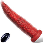 Realistic Monster Tongue Thrusting Dildo Vibrator Adult Sex Toys, 9.5" Big Fantasy Dildo With 10 Vibrating 3 Thrust Modes Remote Control Strong Suction Cup Anal Plug Penis For Women Men