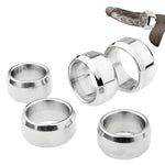 Metal Male Penis Cock Ring Metal Cock Penis Ring For Enhance Male Long-Lasting Erection Sex Toy 5Pcs