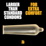 TROJAN Magnum Lubricated Large Condoms & Ultra Thin Condoms for Ultra Sensitivity, Lubricated Condoms for Men, America’s Number One Condom, 36 Count Value Pack