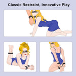 Sex Bondage Restraints Set, Adjustable Nylon Bdsm Handcuffs Neck Collar Bdsm Blindfold Sex Toys For Couples, Sex Straps For Erotic Adult Game Role Play