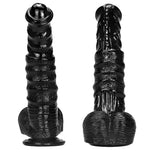 Realistic Black Horse Dildo - 2.24" Diameter Thick Huge Animal Horse Dildo - Lifelike Texture Giant Monster Penis Masturbation Sex Toys for Men Women