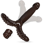 Tentacle Dildo Double Ended Dildo, 8.26“ Realistic Anal Big Thickmonster Dildo, Huge G Spot Fantasy Female Adult Toy Women Sex Toy Men Couple (Coffee)