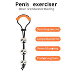 Penis Enlarger Extension Adult Sex Toys For Men, Male Chastity Cock Cage Male Sex Toy With 3 Metal Beads,Adjustable Silicone Penis Extender Cockring Male Masturbator Penis Trainer Sex Game Adult Toys