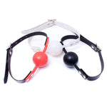 1.89In Silicone Open Mouth Ball Gag Large Open Mouth Gag Sex Toy For Adult Sex Play Bdsm Bondage Restraints Sex Gag Muzzles (Red)