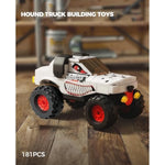 City Hound Truck Off-Road Building Blocks, Creative Birthday Gift Idea Christmas, Monster Truck Fun Building Blocks Set(181Pcs)
