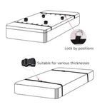 Bdsm Bed Straps Restraints Sex Plush Tie Downs Under Mattress Adult Play Spreaders Bar Legs And Hands, Bondge Ties For King/Queen Size Bed Sex Bondage Kit Toys Cuffs For Women Sweater