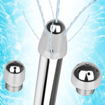 Metal Sex Doll Cleaner With 3 Replaceable Heads Bathroom Handheld Male Masturbator Washer Multi Spray Hole Adult Toys Cleaning Adapted To Shower Ports