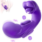 Vibrator Adult Sex Toys For Women β 4-In-1 Rose Sex Toy Thrusting Vibrators Dildo With 5 Licking Clitoral & 7 Flapping Modes, Clit Sucker, Tongue G-Spot Stimulator For Female Pleasure & Couple Games