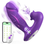 Vibrating Clit Sucker Dildo, G-Spot Massager, Couples Sex Toy