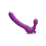 Royal Revolver Vibrating Strapless Silicone Strap On Dildo