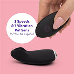 Mantric Remote Control Panty Vibrator for Couples, Black