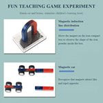 Labs Junior Science Magnet Set For Experiment Education Tools Physics Toys For Kids Icluding Bar/Ring/Horseshoe/Compass Magnets