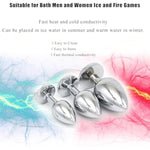 Adult Sex Toys Urethral Sound Electric Shock Stimulation Anal Plug Chastity Devices Metal Dilator Penis Set With Host Bdsm Fetish Bondage Prostate Massager (S)